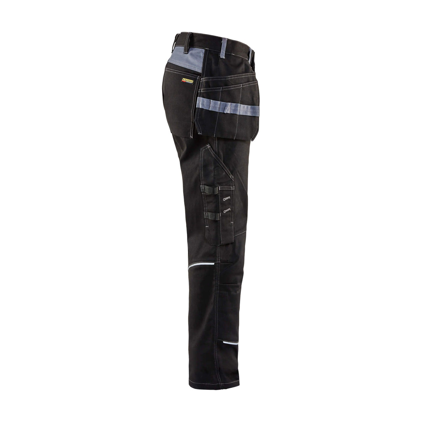 Blaklader 14611516 Black Flame-Retardant Trousers Black/Grey Right #colour_black-grey