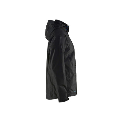 Blaklader 48661946 Black Rain Jacket Black Right #colour_black