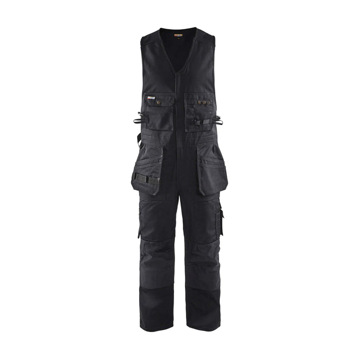 Blaklader 26501860 Black Sleeveless Overalls Black Main #colour_black