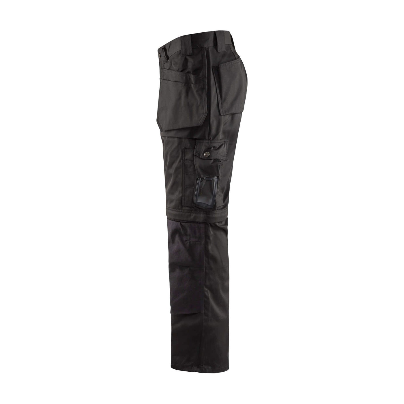 Blaklader 15381860 Black Zip-Off Trousers Black Left #colour_black