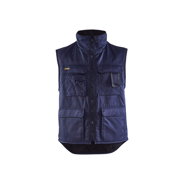 Blaklader 38011900 Body Warmer Fleece Lined Navy Blue Main #colour_navy-blue