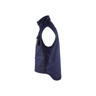 Blaklader 38011900 Body Warmer Fleece Lined Navy Blue Left #colour_navy-blue