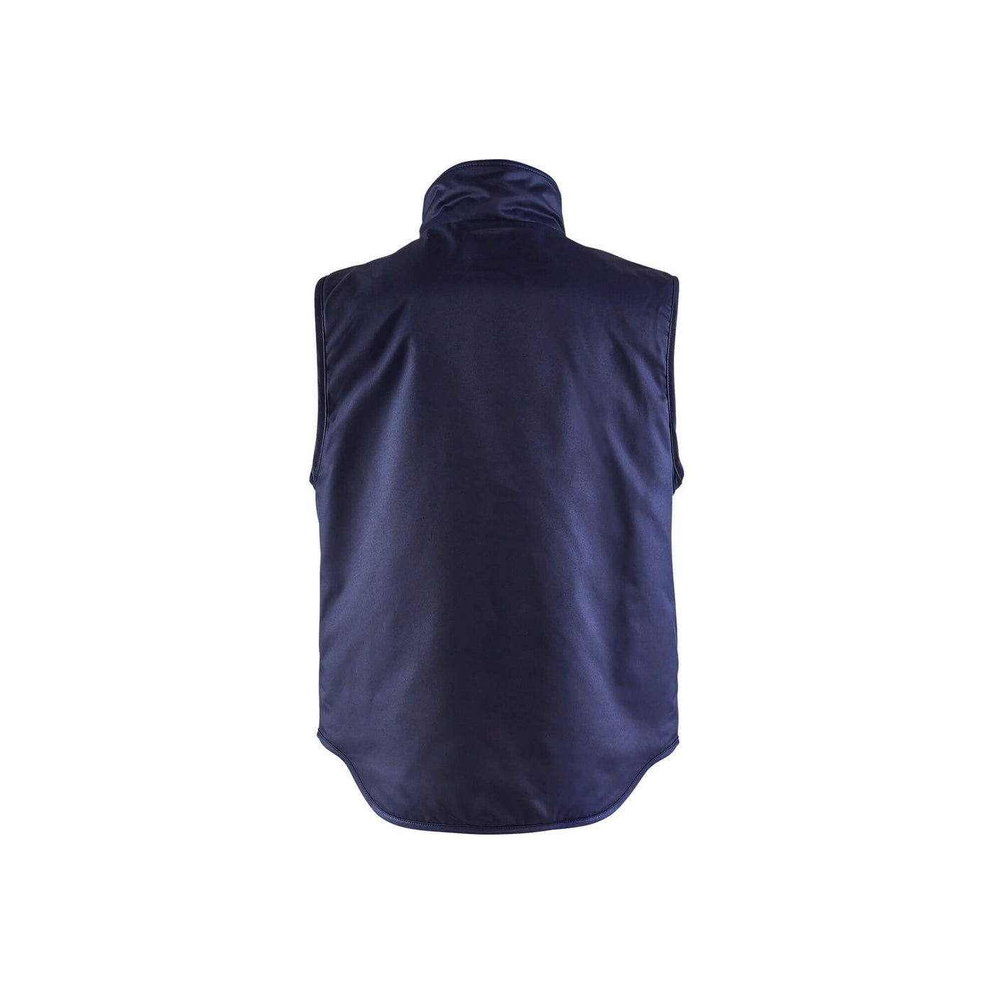 Blaklader 38011900 Body Warmer Fleece Lined Navy Blue Rear #colour_navy-blue