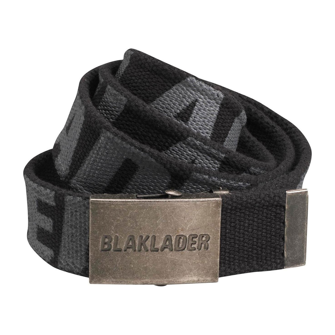 Blaklader 40330000 Branded Canvas Belt Black Main #colour_black