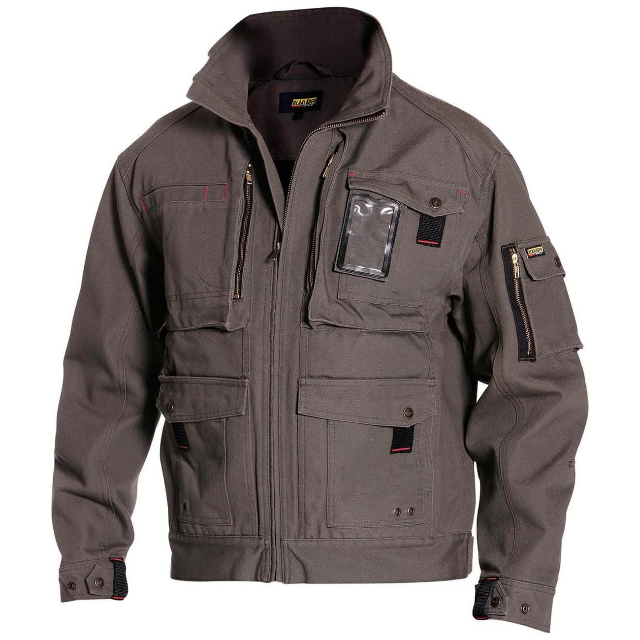 Blaklader 40601320 Canvas Work Jacket Army Green Main #colour_army-green