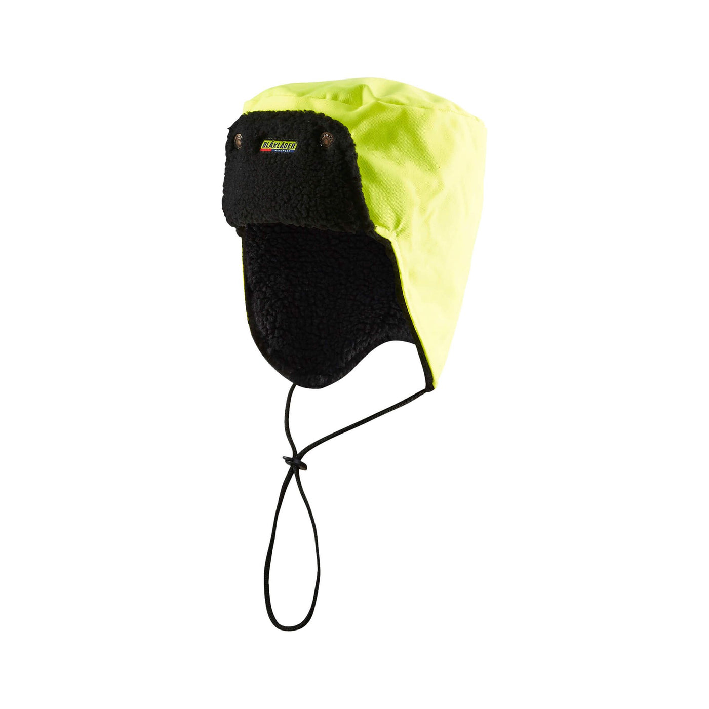 Blaklader 20151900 Cap Foldable Ear-Flaps Hi-Vis Yellow Main #colour_hi-vis-yellow