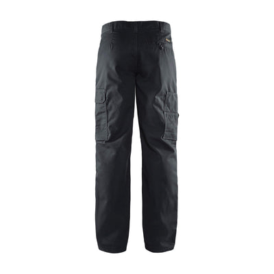 Blaklader 14001800 Cargo Trousers Multi-Pockets Black Rear #colour_black