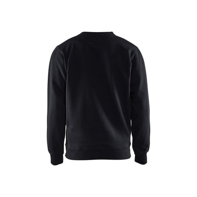Blaklader 33641048 College Jersey Sweatshirt Black Rear #colour_black