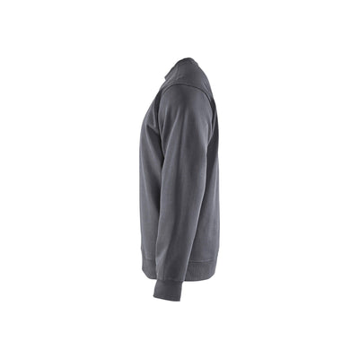 Blaklader 33641048 College Jersey Sweatshirt Grey Left #colour_grey