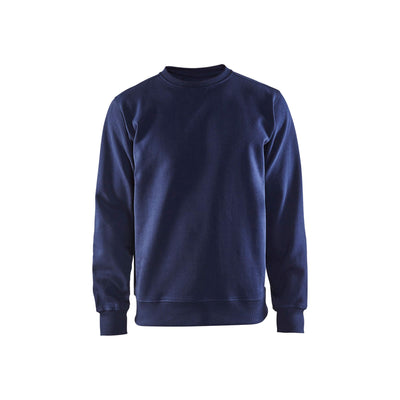 Blaklader 33641048 College Jersey Sweatshirt Navy Blue Main #colour_navy-blue