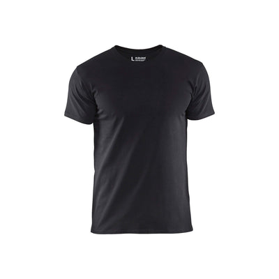 Blaklader 35331029 Cotton T-Shirt Slim Fit Black Main #colour_black
