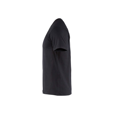 Blaklader 35331029 Cotton T-Shirt Slim Fit Black Left #colour_black