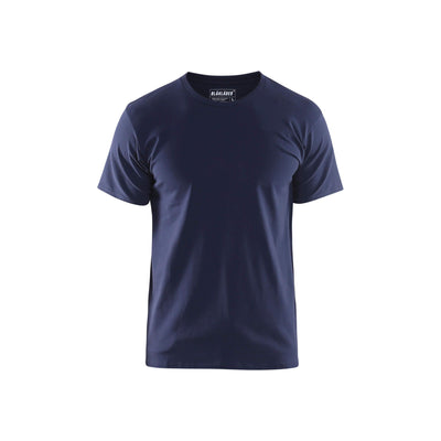 Blaklader 35331029 Cotton T-Shirt Slim Fit Navy Blue Main #colour_navy-blue