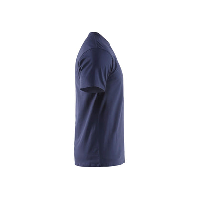 Blaklader 35331029 Cotton T-Shirt Slim Fit Navy Blue Right #colour_navy-blue