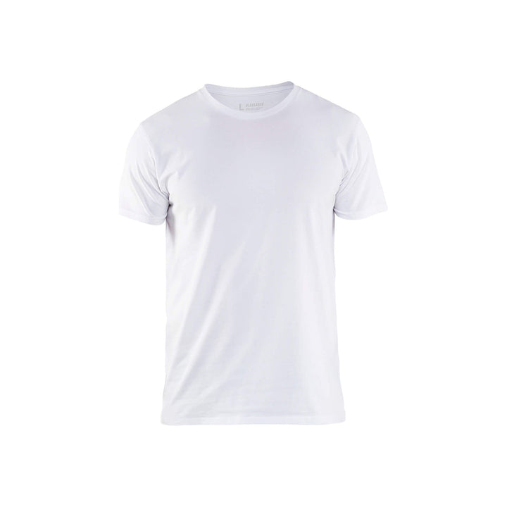 Blaklader 35331029 Cotton T-Shirt Slim Fit White Main #colour_white