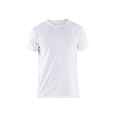 Blaklader 35331029 Cotton T-Shirt Slim Fit White Main #colour_white