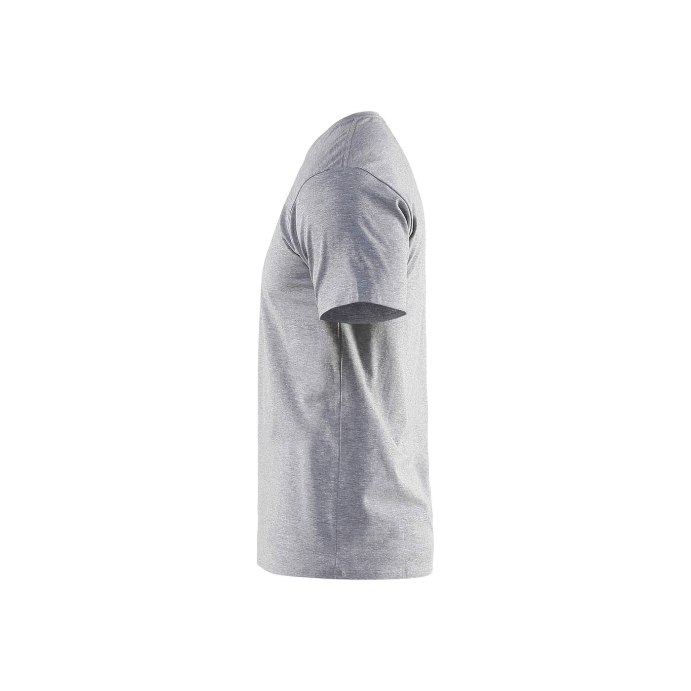 Blaklader 35331059 Cotton T-Shirt Slim Fit Grey Melange Left #colour_grey-melange
