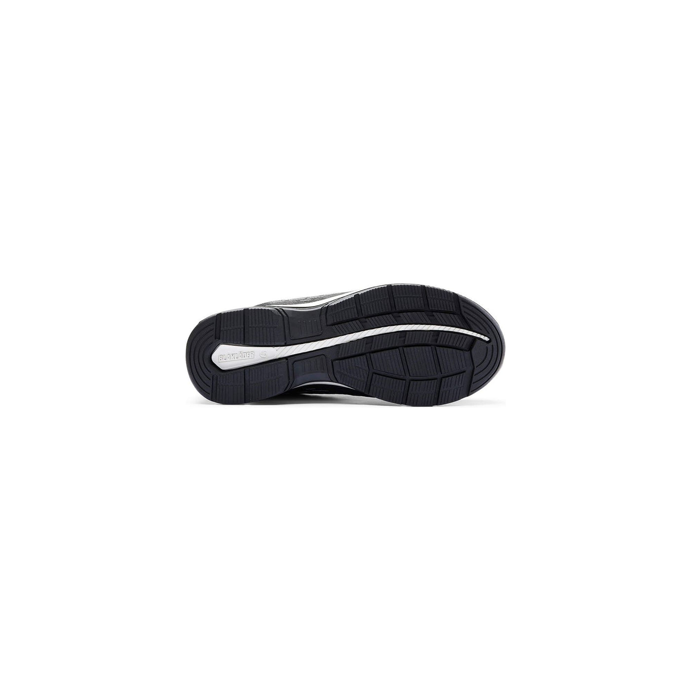 Blaklader 24410000 Cradle Safety Shoes Black/Mid Grey Rear #colour_black-mid-grey