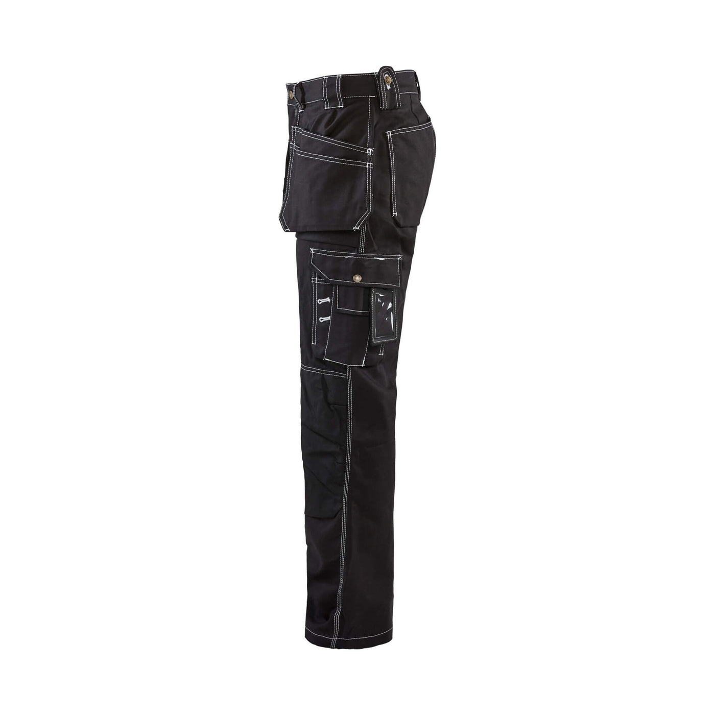 Blaklader 15301370 Craftsman Cordura Trousers Black Left #colour_black