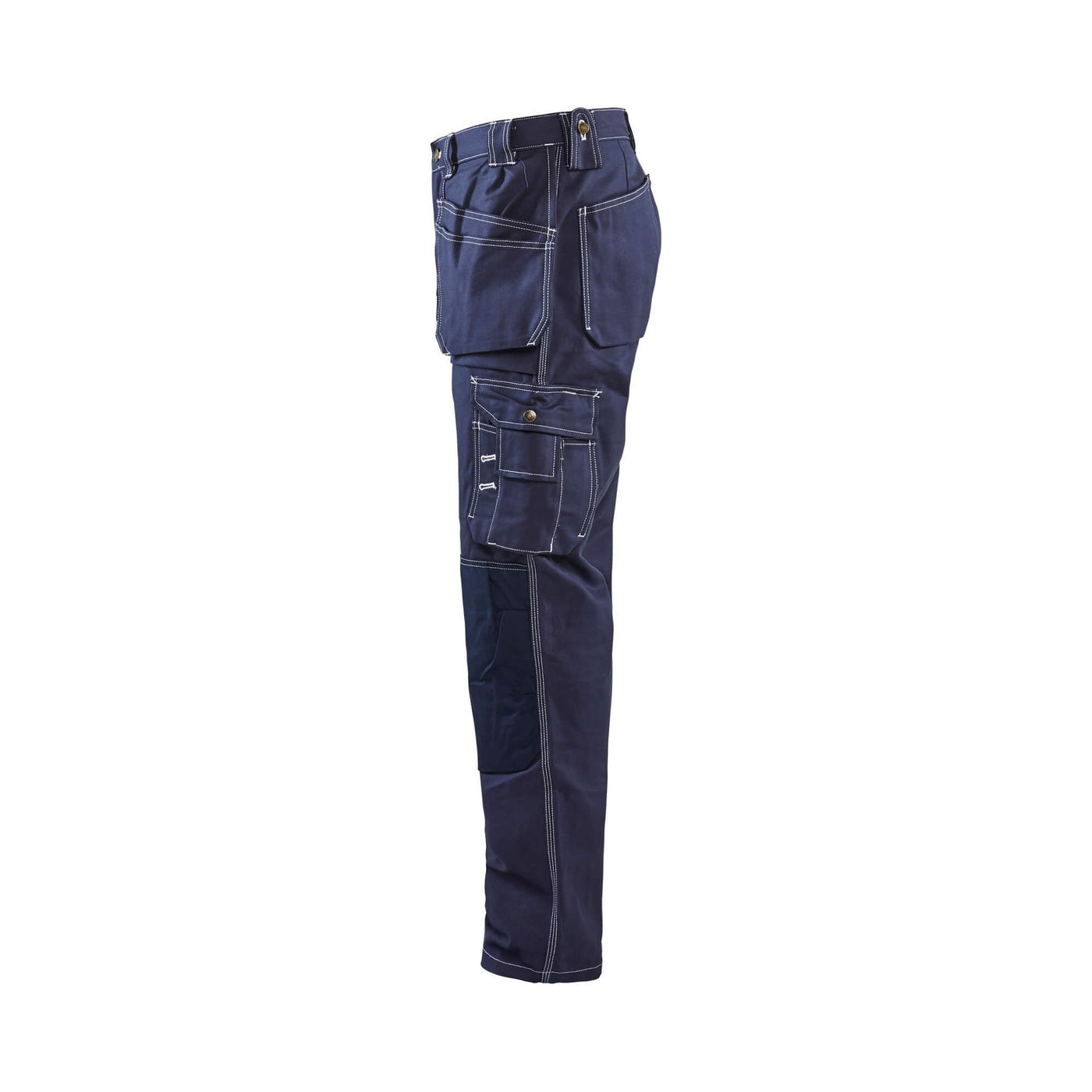 Blaklader 15301370 Craftsman Cordura Trousers Navy Blue Left #colour_navy-blue