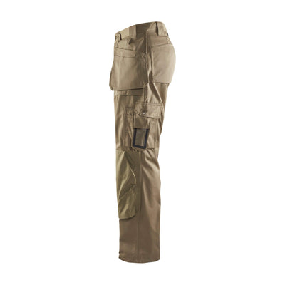 Blaklader 15301860 Craftsman Cordura Trousers Khaki Left #colour_khaki