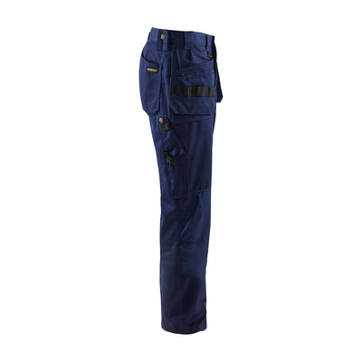 Blaklader 15301860 Craftsman Cordura Trousers Navy Blue Right #colour_navy-blue