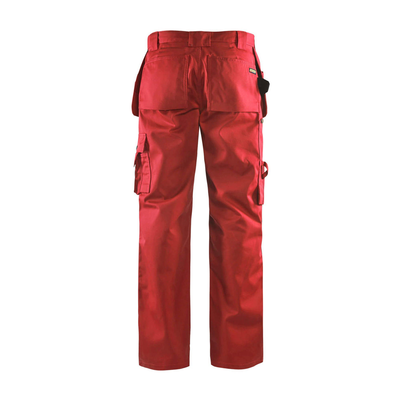 Blaklader 15301860 Craftsman Cordura Trousers Red Rear #colour_red