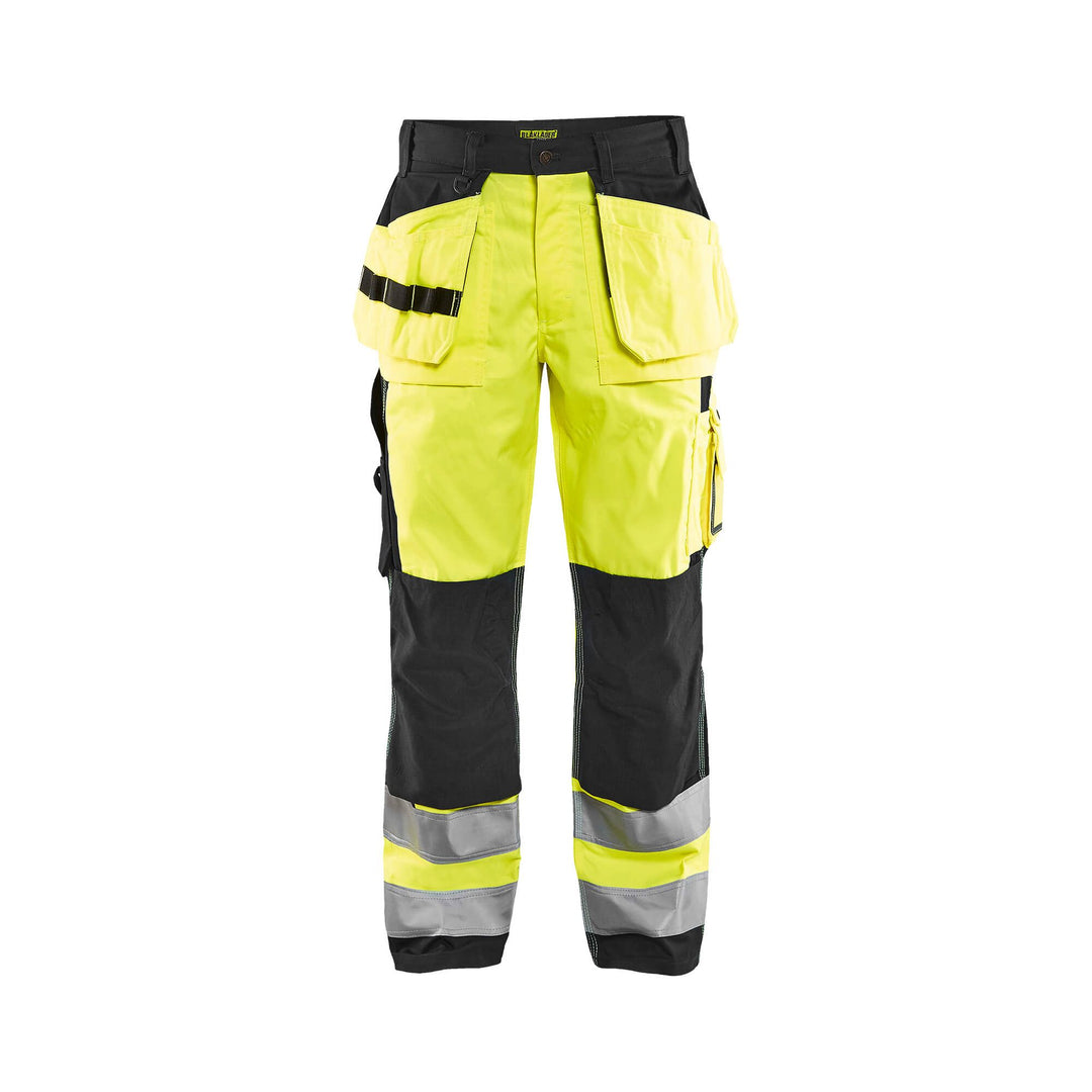 Blaklader 1533 Craftsman Hi-Vis Trousers - Mens (15331860) - (Colours 2 of 2)