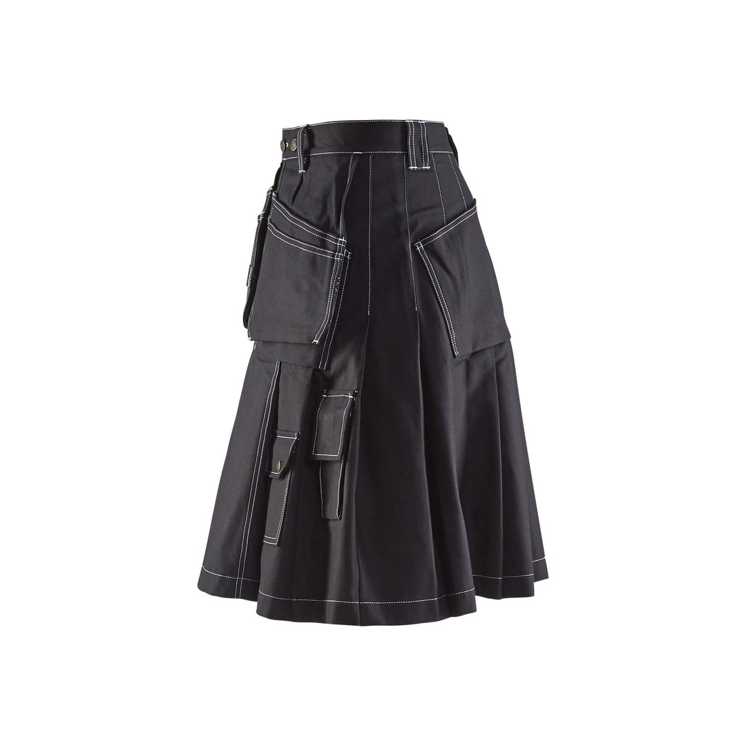 Blaklader 85661370 Craftsman Kilt Black Black Left #colour_black