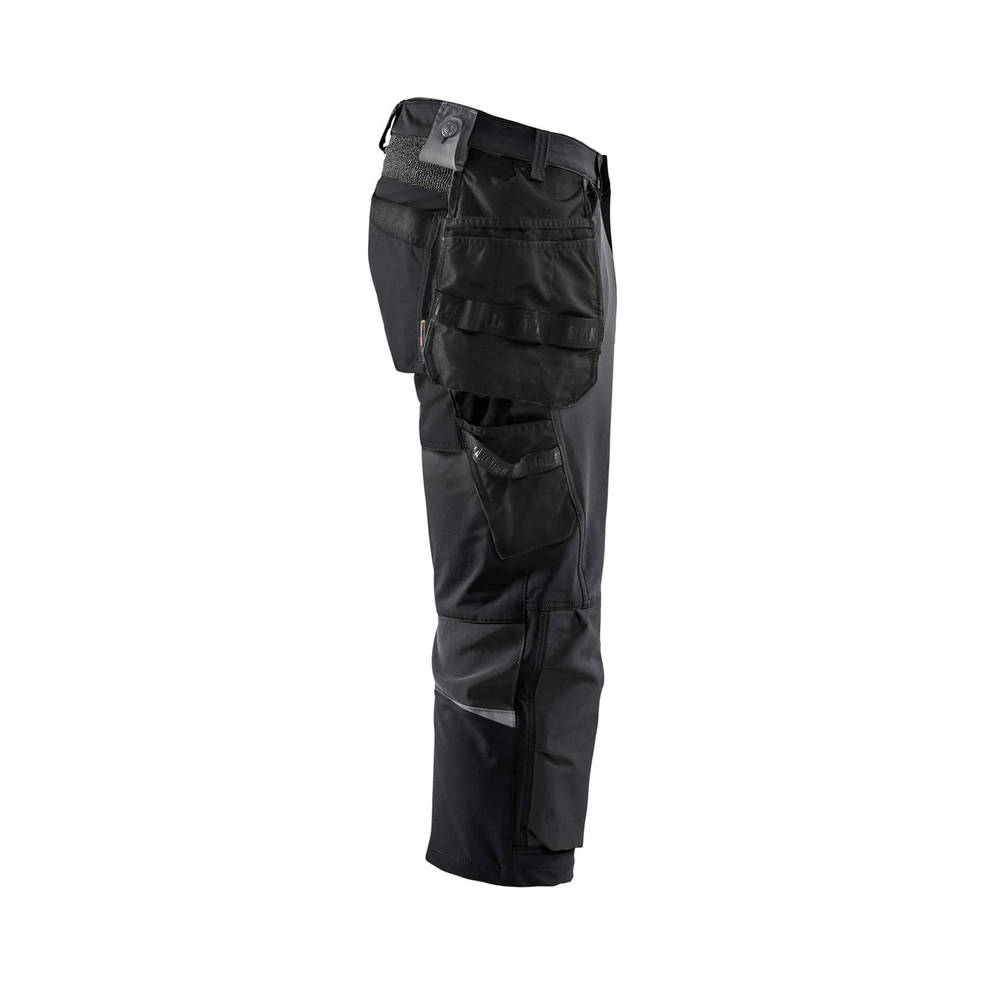 Blaklader 15211645 Craftsman Pirate Trousers Black/Dark Grey Right #colour_black-dark-grey
