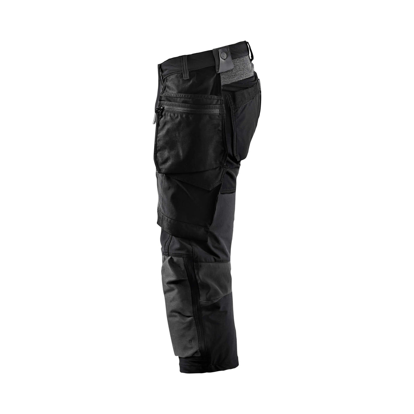 Blaklader 15211645 Craftsman Pirate Trousers Black/Dark Grey Left #colour_black-dark-grey