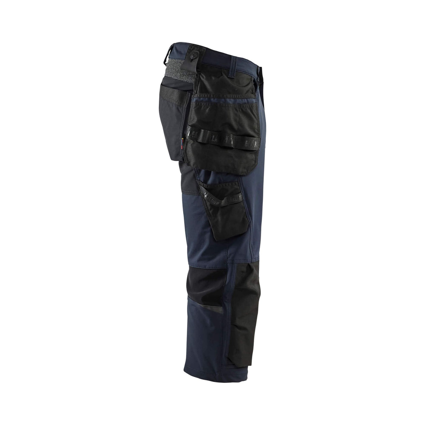 Blaklader 15211645 Craftsman Pirate Trousers Dark Navy Blue/Black Right #colour_dark-navy-blue-black