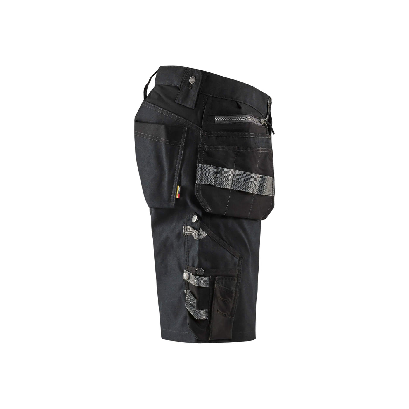 Blaklader 15981343 Craftsman Shorts Stretch Black Right #colour_black