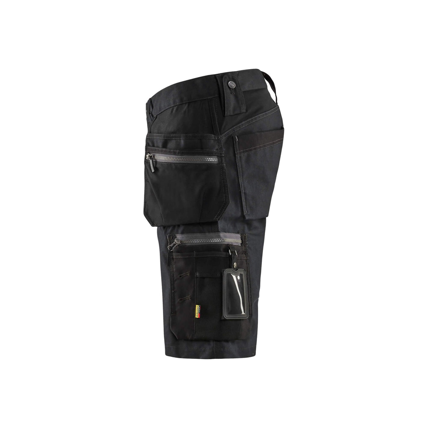 Blaklader 15981343 Craftsman Shorts Stretch Black Left #colour_black