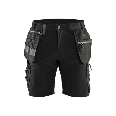 Blaklader 15981860 Craftsman Shorts With Stretch Black Main #colour_black
