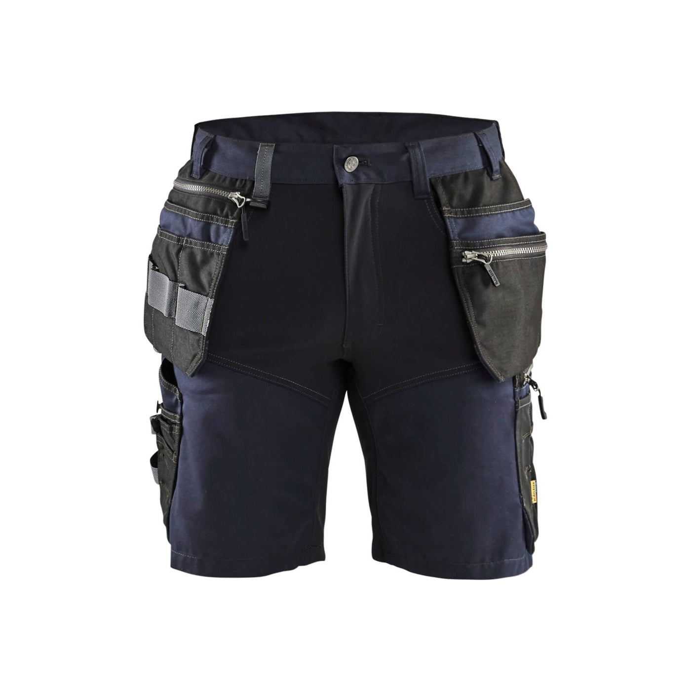 Blaklader 15981860 Craftsman Shorts With Stretch Dark Navy Blue/Black Main #colour_dark-navy-blue-black