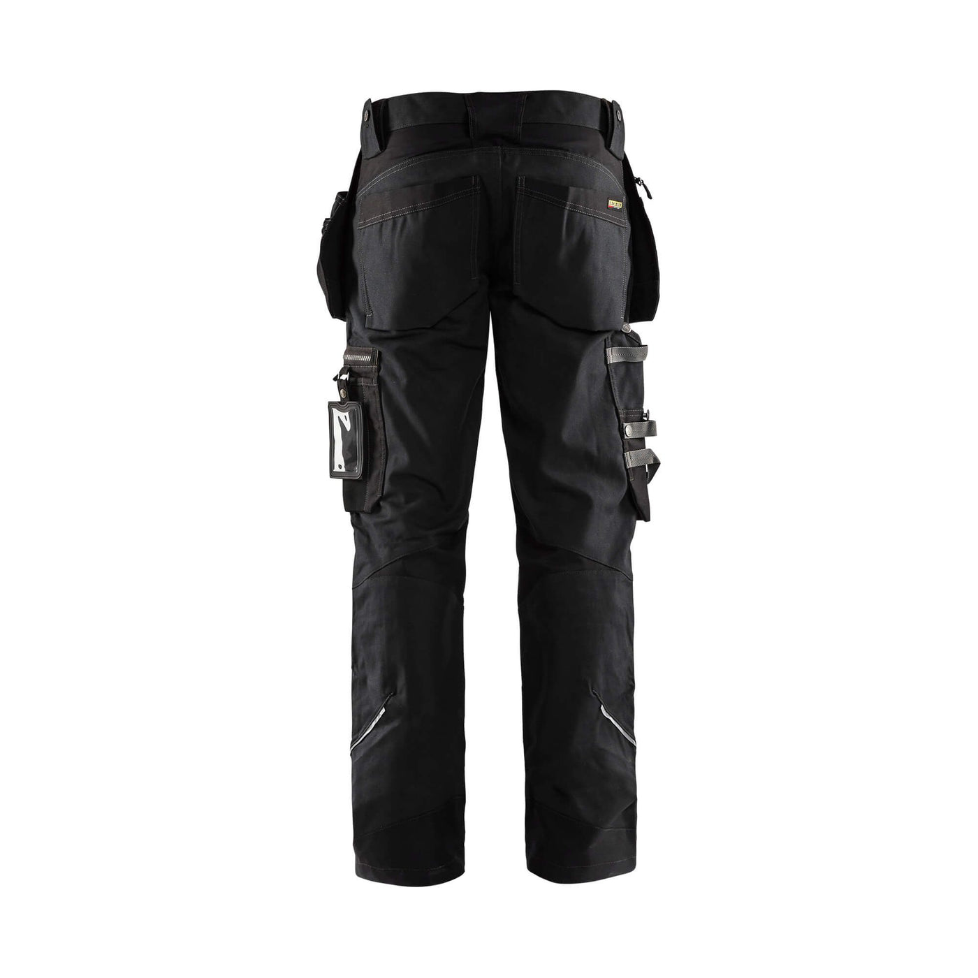 Blaklader 15901343 Craftsman Stretch Trousers Black Rear #colour_black