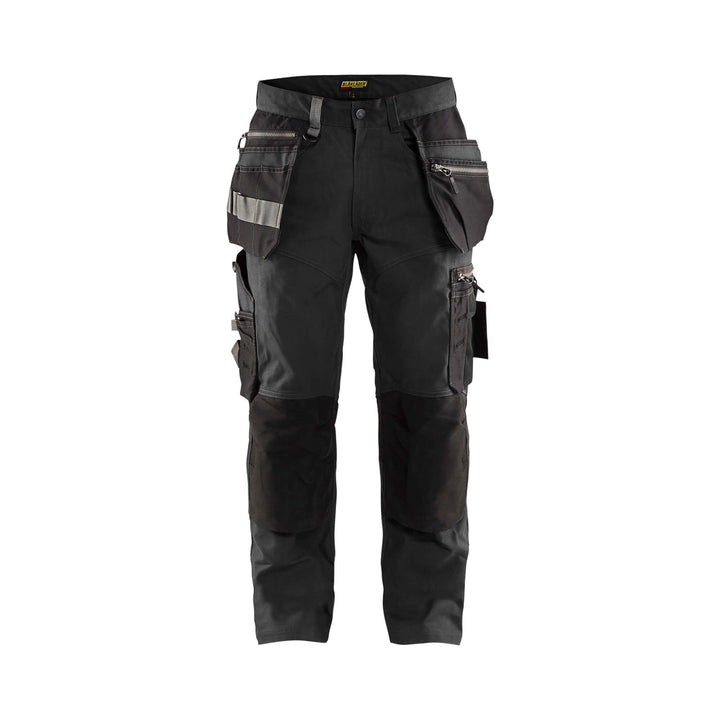 Blaklader 15901343 Craftsman Stretch Trousers Dark Grey/Black Main #colour_dark-grey-black