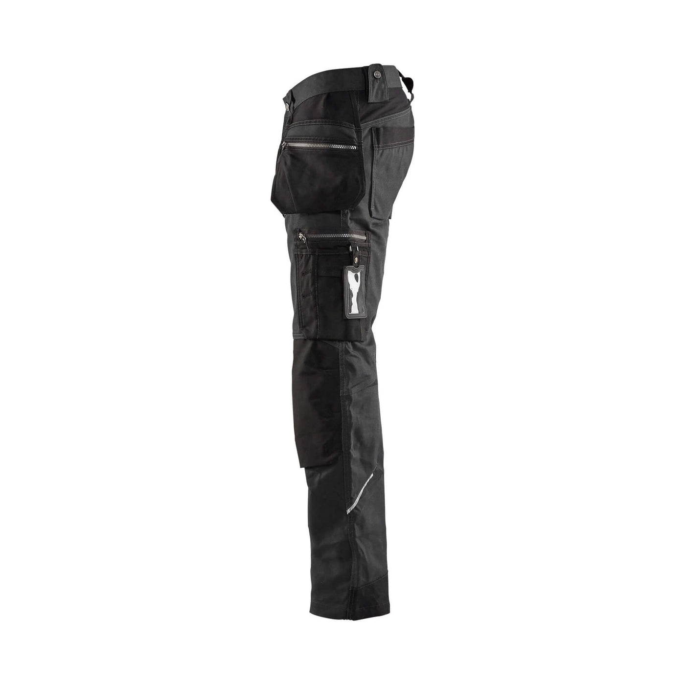 Blaklader 15901343 Craftsman Stretch Trousers Dark Grey/Black Left #colour_dark-grey-black