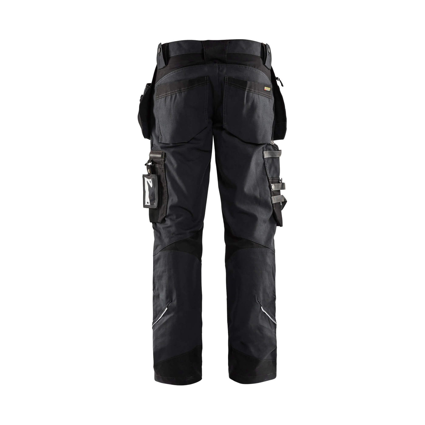 Blaklader 15901343 Craftsman Stretch Trousers Dark Grey/Black Rear #colour_dark-grey-black