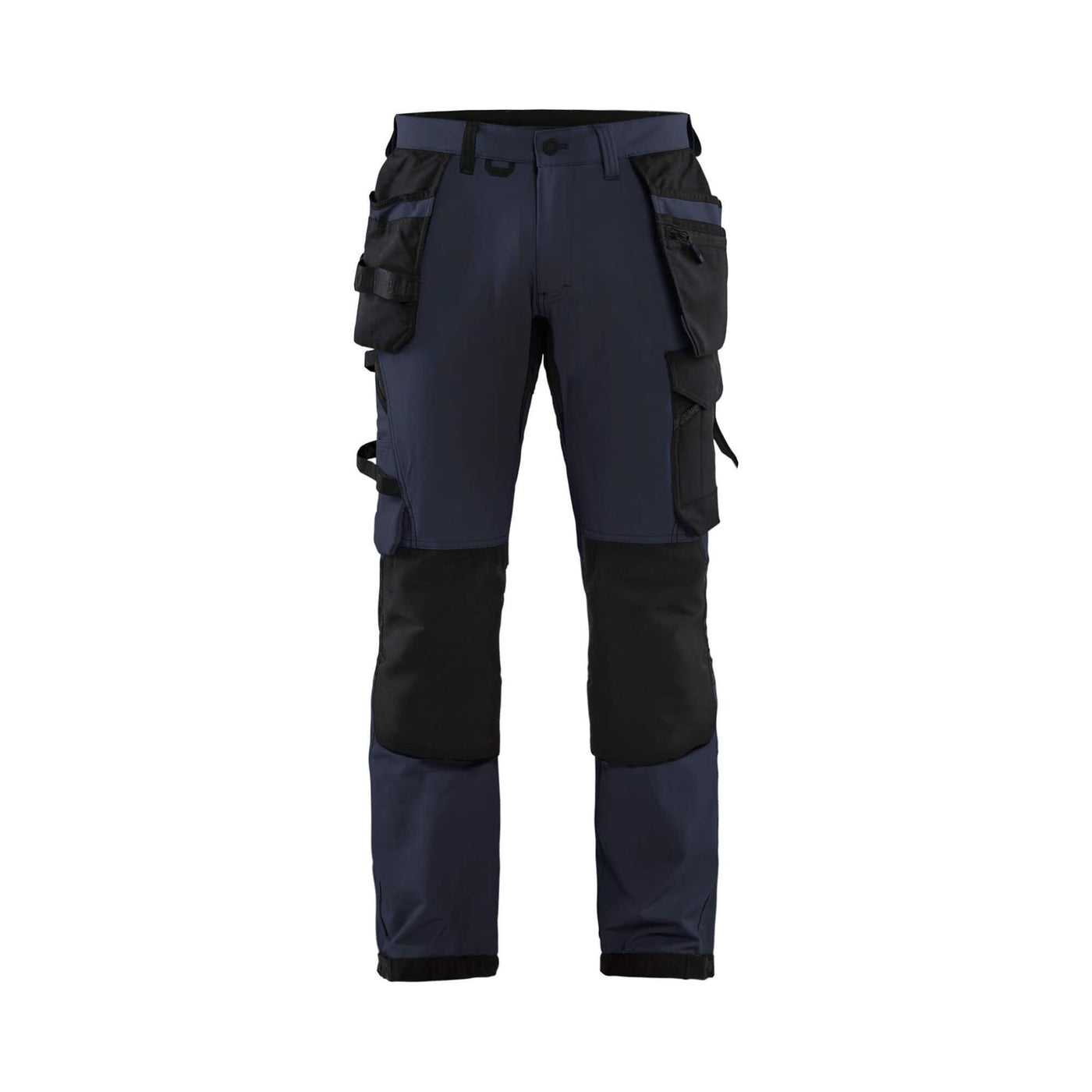 Blaklader 15221645 Craftsman Trousers 4-Way-Stretch Dark Navy Blue/Black Main #colour_dark-navy-blue-black