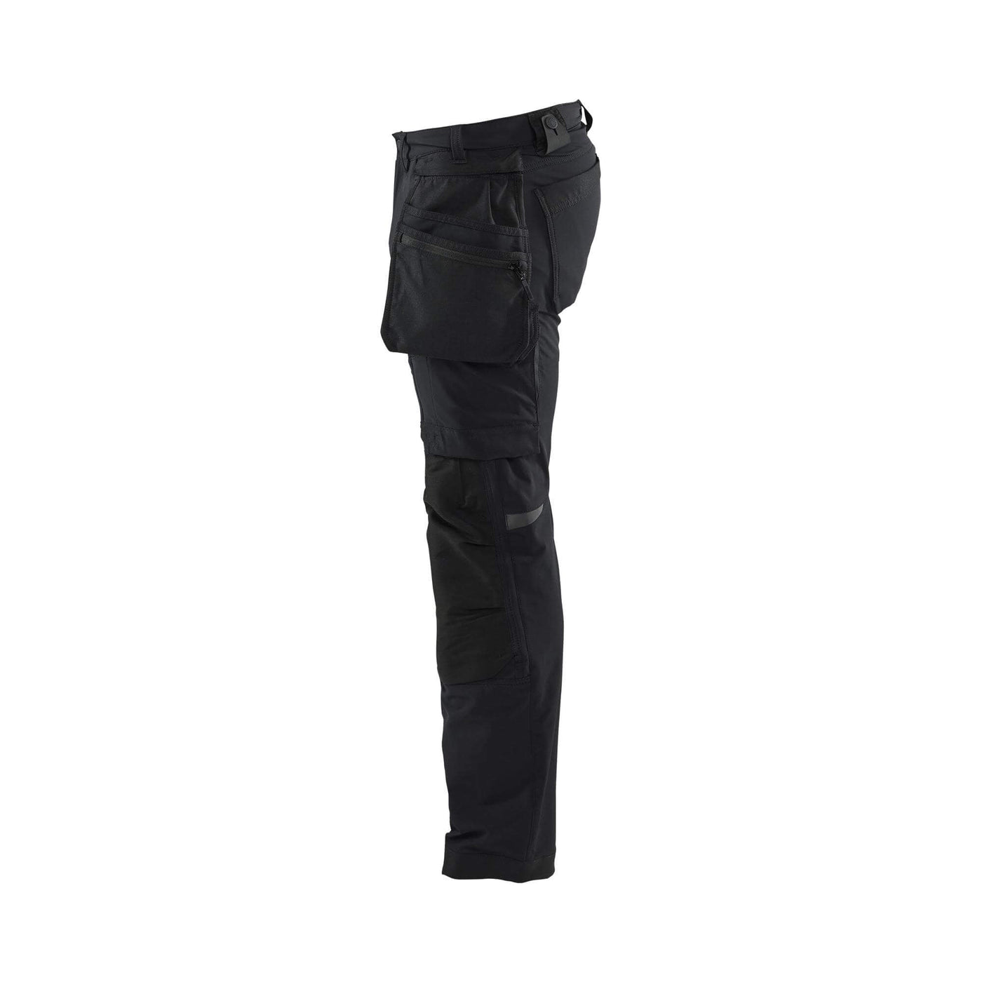 Blaklader 17201645 Craftsman Trousers 4-Way Stretch Black Left #colour_black
