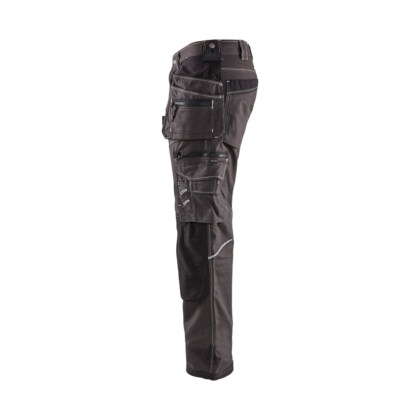 Blaklader 19611146 Craftsman Trousers NYCO Dark Grey/Black Left #colour_dark-grey-black