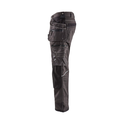 Blaklader 19611146 Craftsman Trousers NYCO Dark Grey/Black Left #colour_dark-grey-black