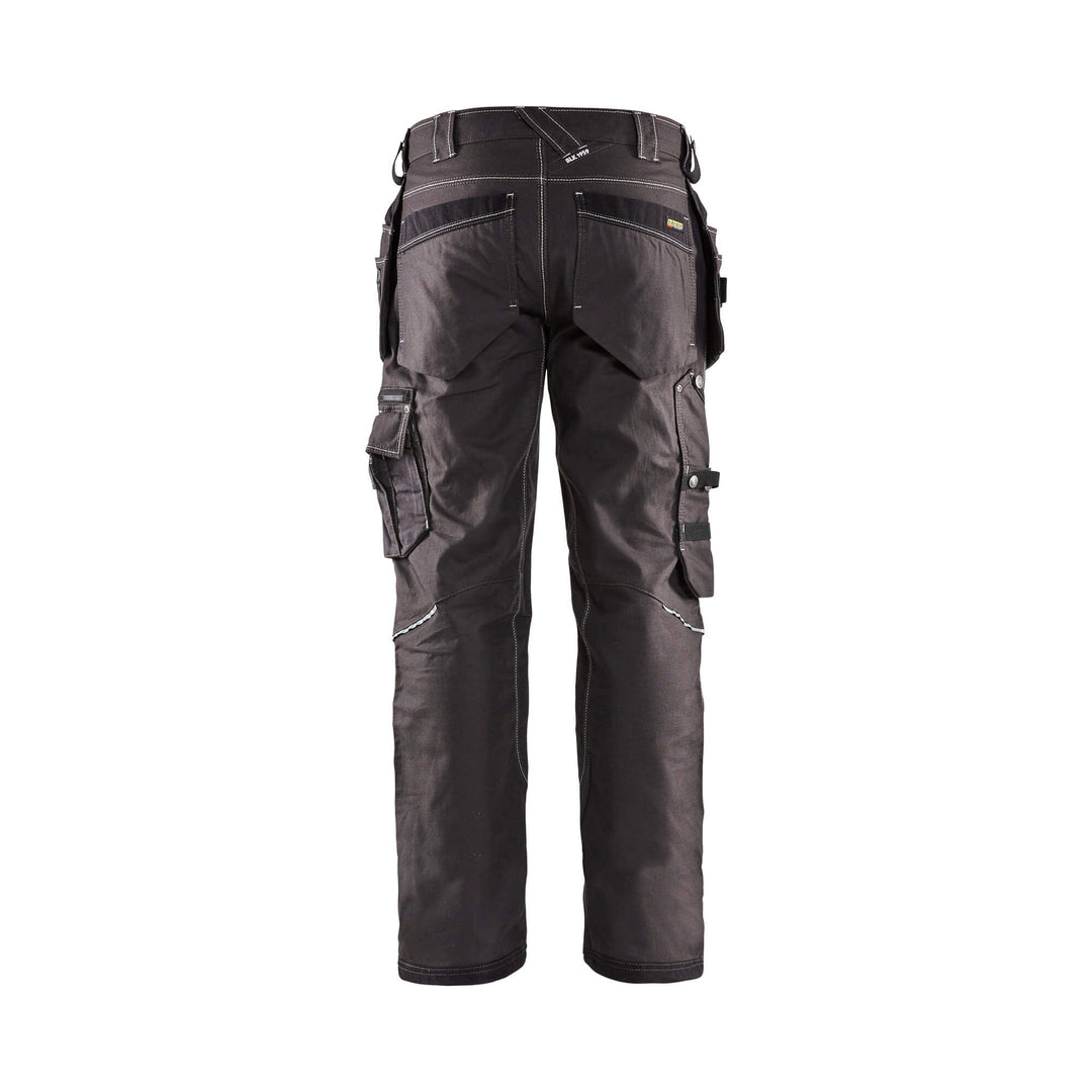 Blaklader 19611146 Craftsman Trousers NYCO Dark Grey/Black Rear #colour_dark-grey-black