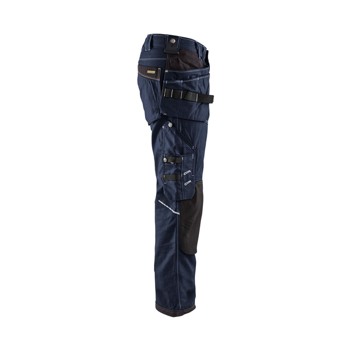 Blaklader 19611146 Craftsman Trousers NYCO Dark Navy Blue/Black Right #colour_dark-navy-black