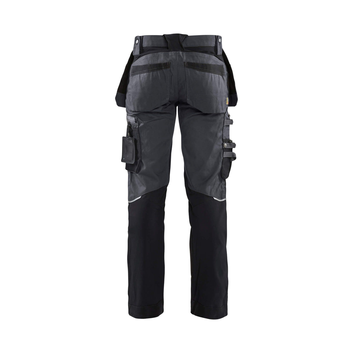 Blaklader 15991343 Craftsman Trousers Stretch Dark Grey/Black Rear #colour_dark-grey-black