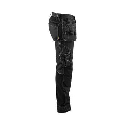 Blaklader 17901370 Craftsman Trousers Stretch Black Right #colour_black