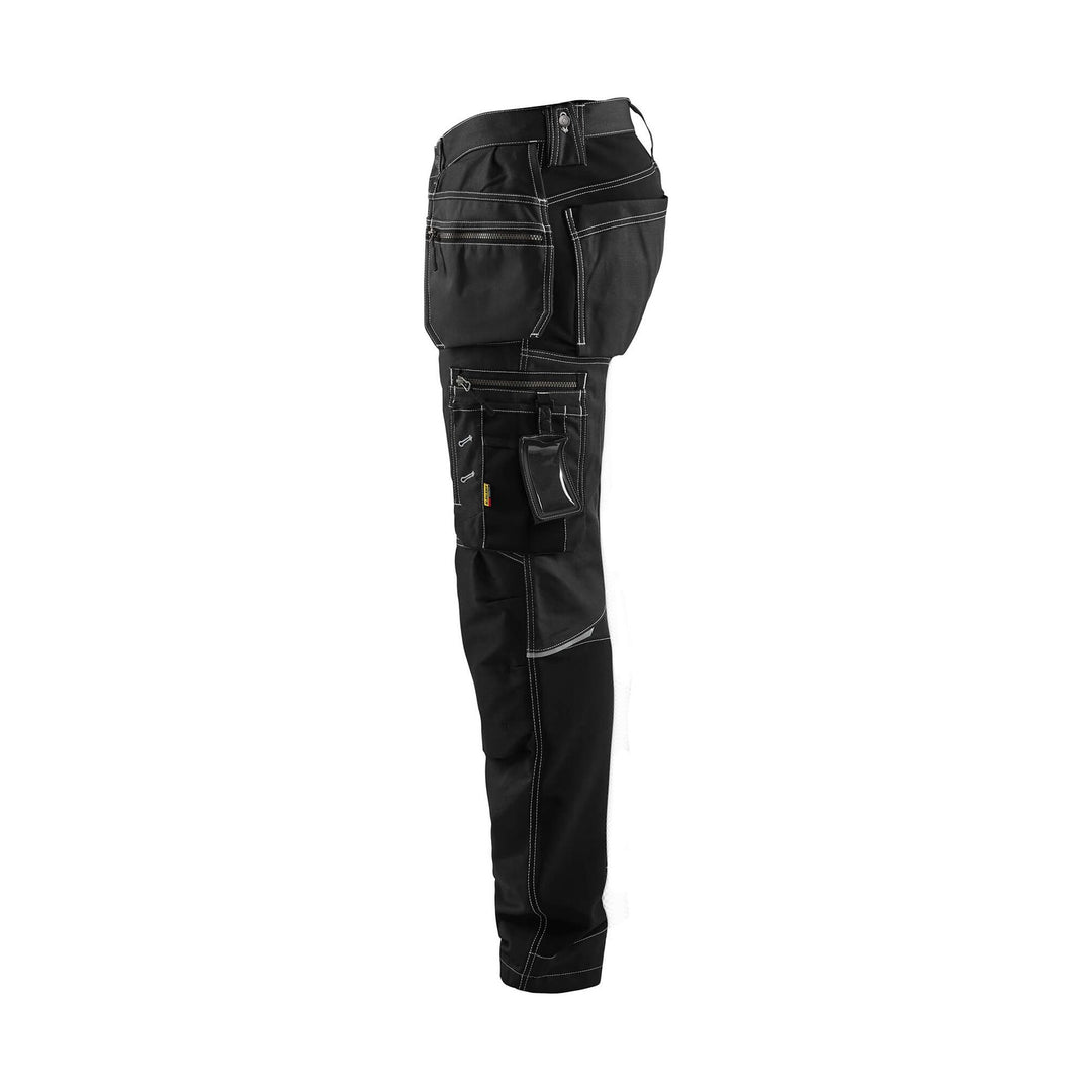 Blaklader 17901370 Craftsman Trousers Stretch Black Left #colour_black