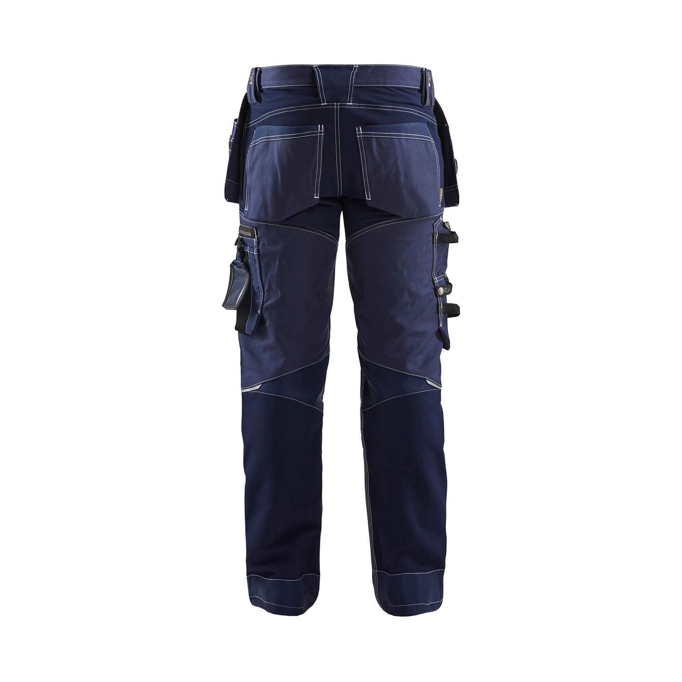 Blaklader 17901370 Craftsman Trousers Stretch Navy Blue Rear #colour_navy-blue